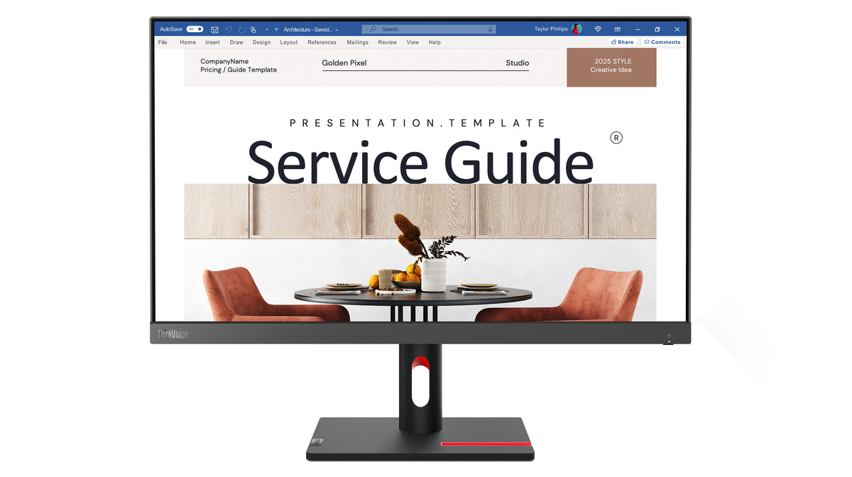 Écran LED Lenovo ThinkVision S24i-30 24" Full HD IPS