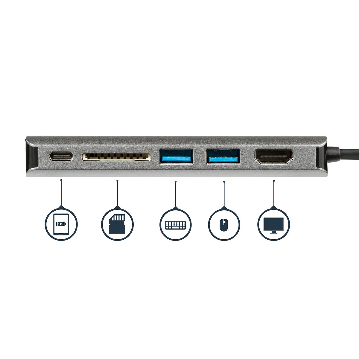 Station d'accueil USB-C 4K Thunderbolt 3 StarTech - 1GbE - 2x USB 3.0