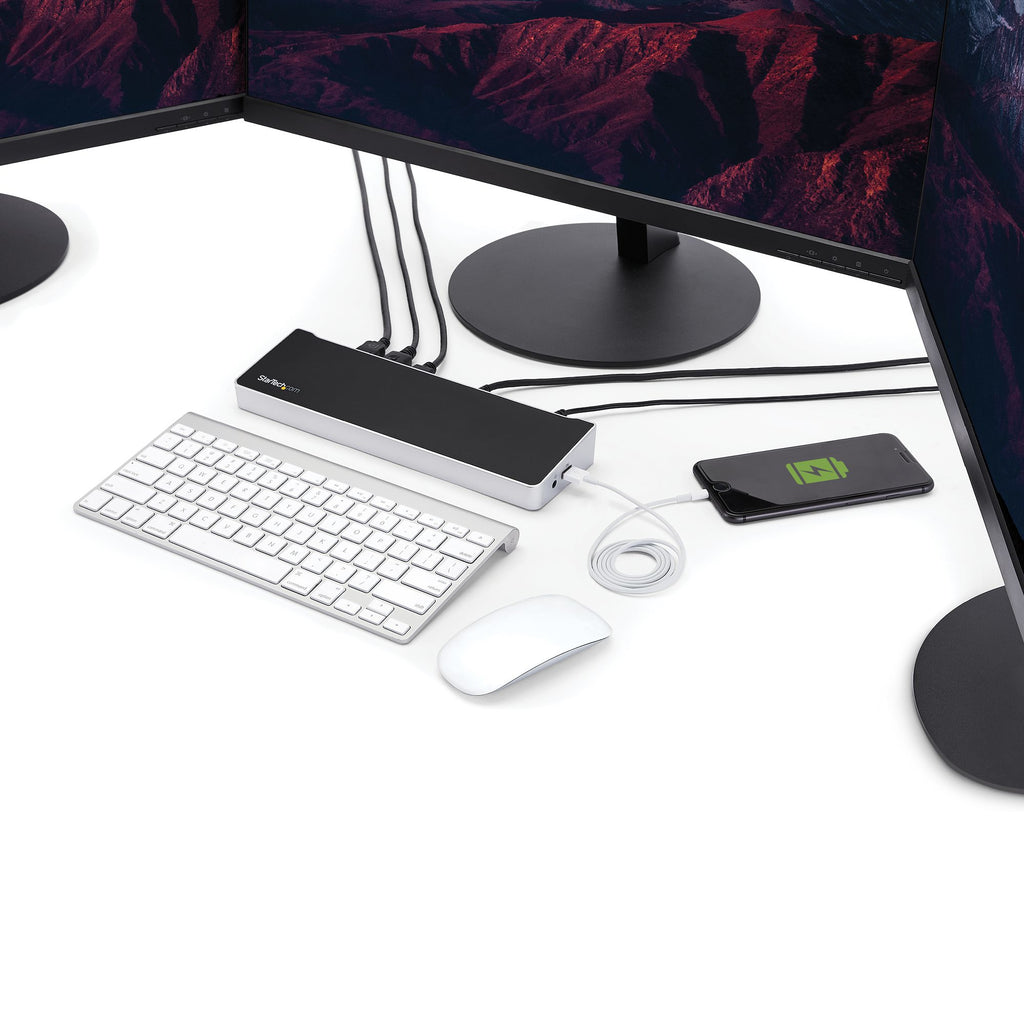 Station d'accueil USB-C 4K - HDMI/DP - 60W - STARTECH