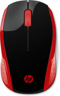 Souris HP 200 sans fil optique rouge - Droitiers & gauchers