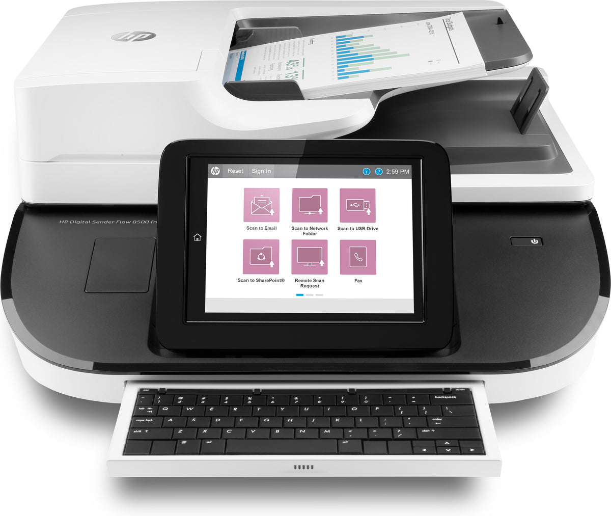 HP Digital Sender Flow 8500fn2 - Scanner pro 92 ppm | HP FR