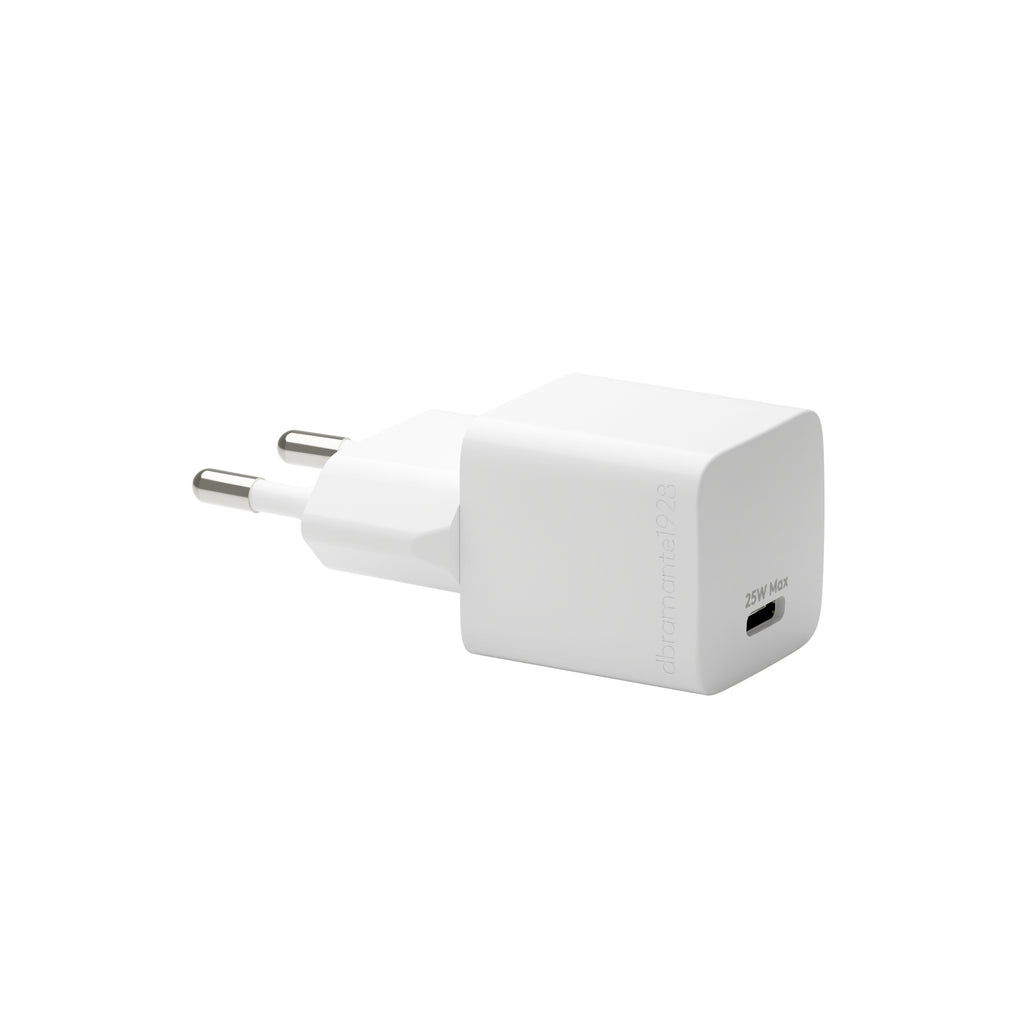 Adaptateur secteur 25W PD USB-C blanc Europe