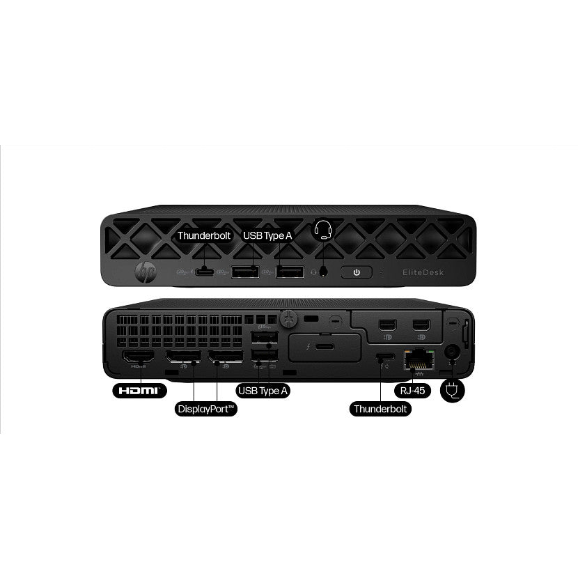 HP EliteDesk 8 G1i - Mini PC AI Core Ultra 7 | 16 Go RAM | 512 Go SSD