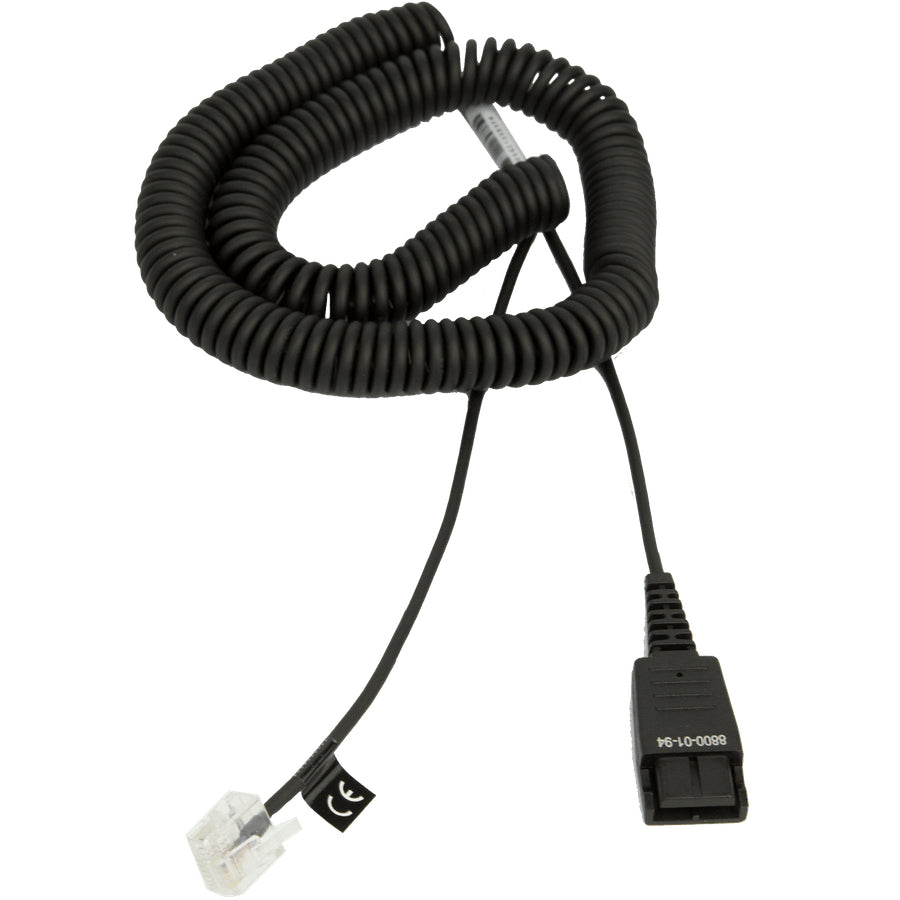 Câble Jabra RJ-45 pour casque micro - Déconnexion rapide
