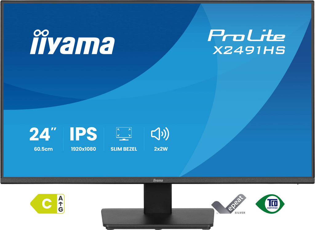 Écran LED IIYAMA 24" Full HD 120Hz IPS - ProLite X2491HS-B1