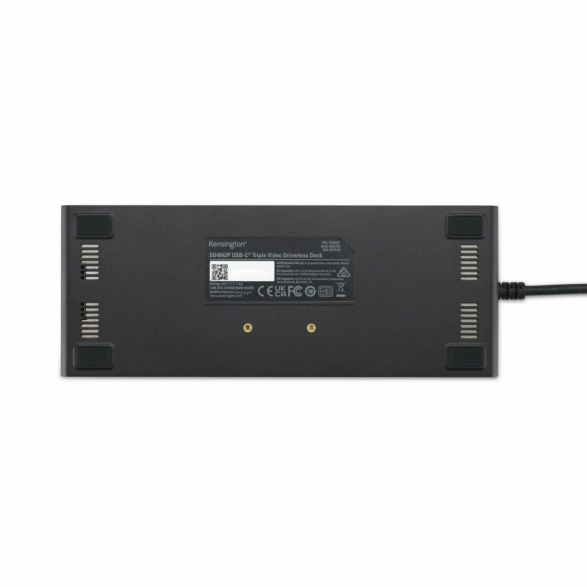 Kensington SD4842P EQ - Station d'accueil Pro USB4/Thunderbolt 4