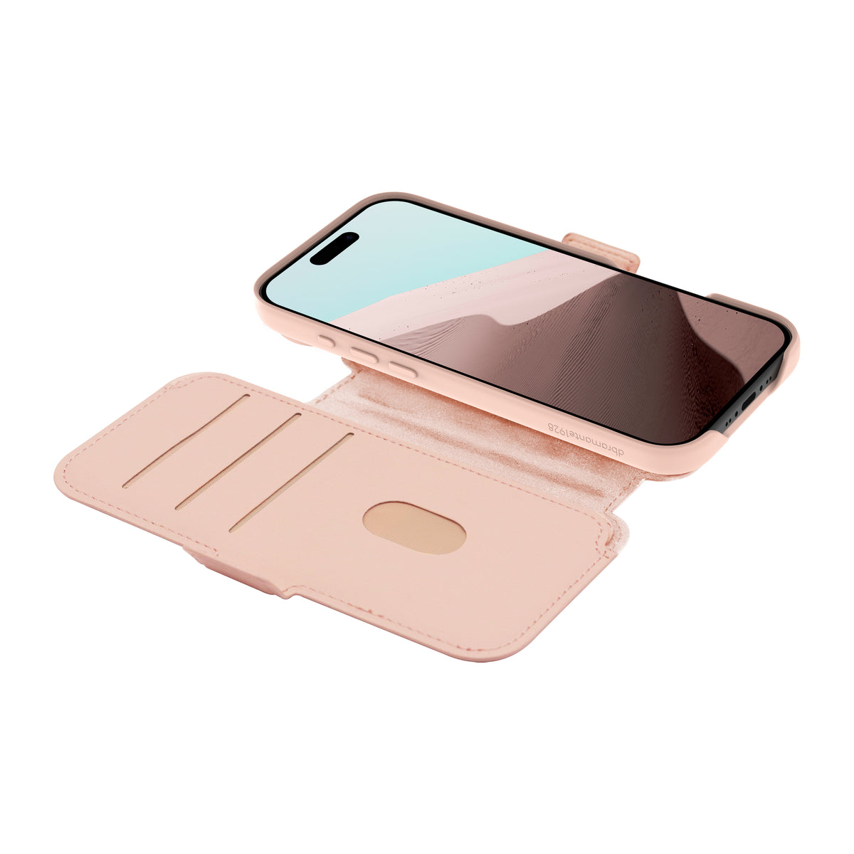 Étui iPhone Air MagSafe sable rose - DBRAMANTE1928