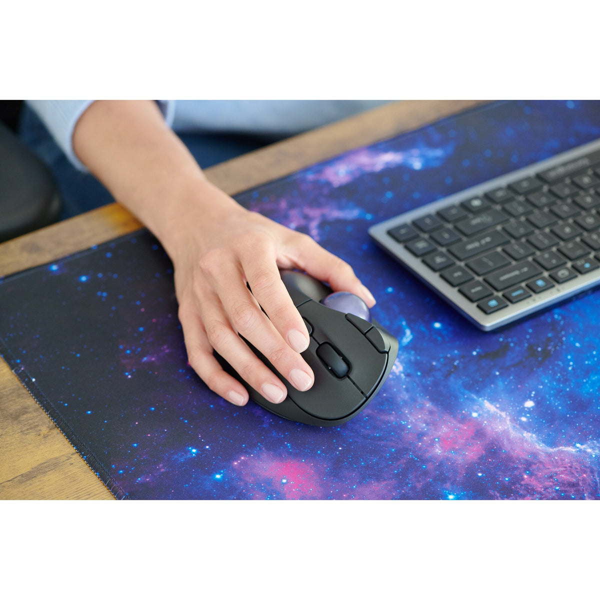 Clavier sans fil Kensington KB435 EQ - AZERTY gris sidéral