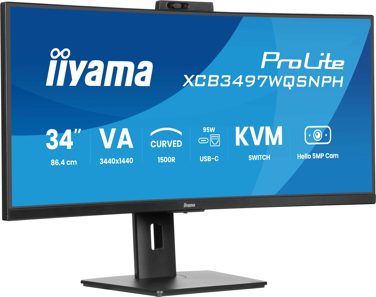 Écran LED incurvé IIYAMA 34" UWQHD 120Hz