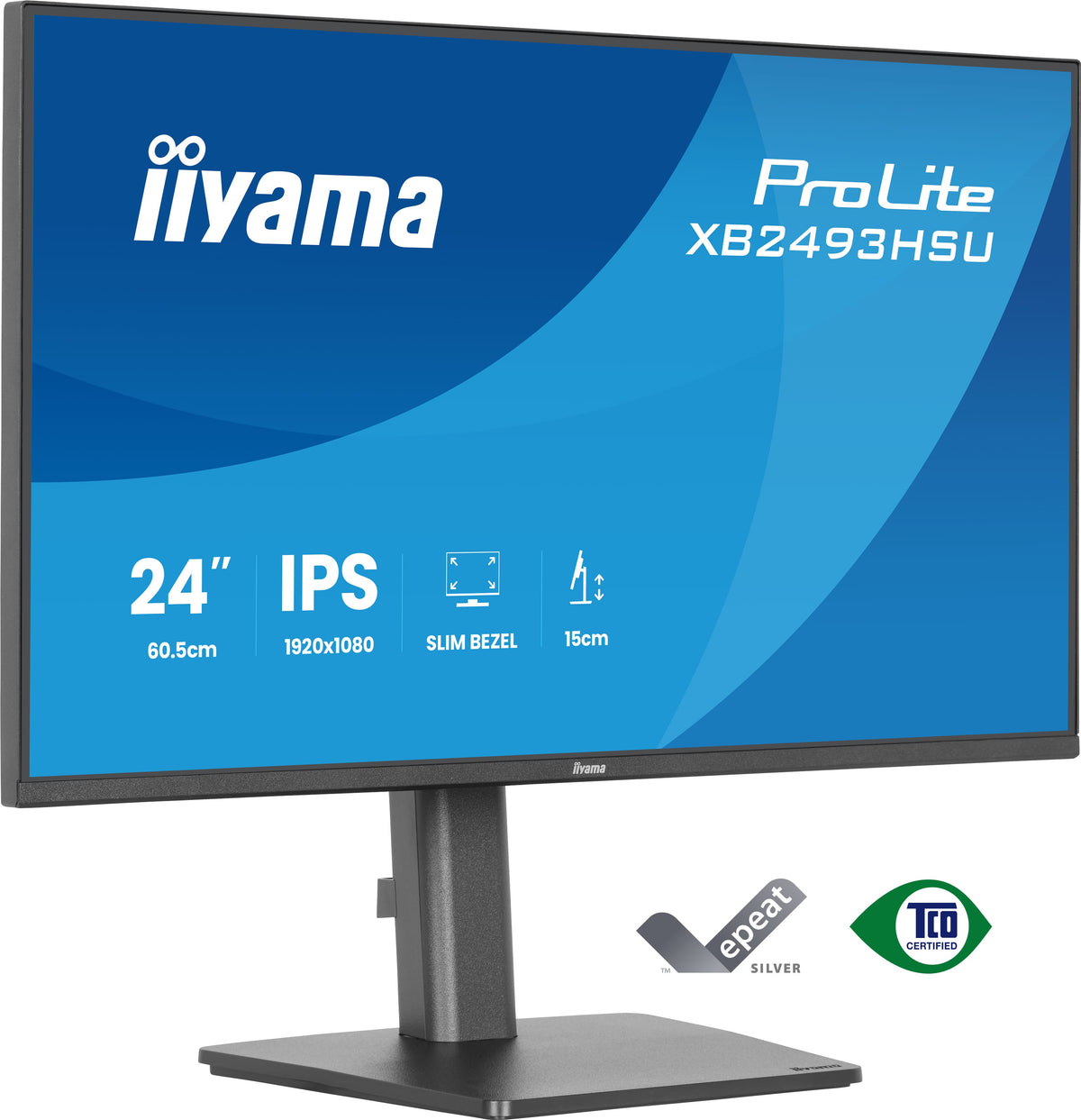 Écran LED IIYAMA 24" Full HD 120Hz IPS - ProLite XB2493HSU-B1