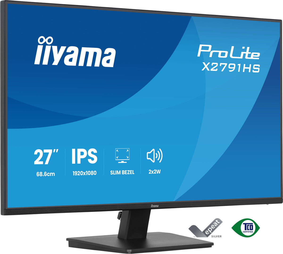 Écran LED IIYAMA 27" Full HD 120 Hz - ProLite X2791HS-B1