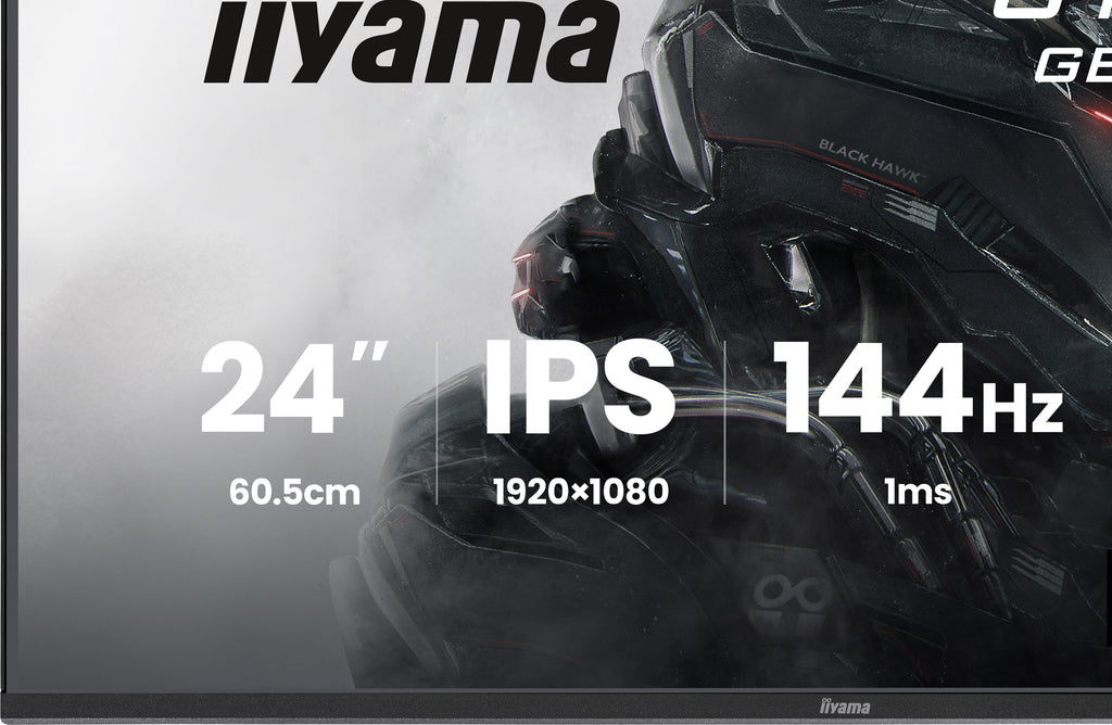 Écran Gaming IIYAMA 24" Full HD 144Hz IPS Noir