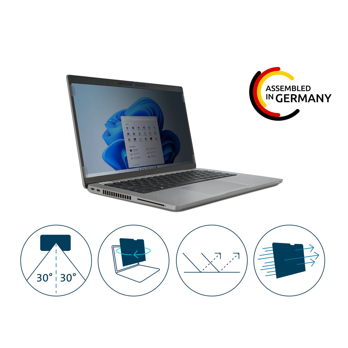 Filtre confidentialité PC portable 12.5" Kensington