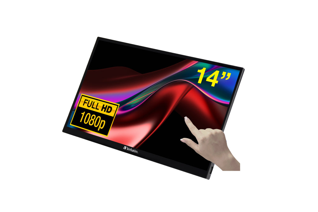 Moniteur tactile portable Verbatim 14" Full HD - USB-C HDMI