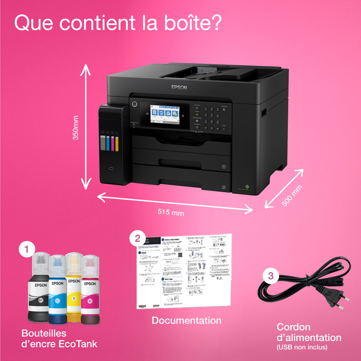 Epson EcoTank ET-16605 - Imprimante multifonctions A3 couleur