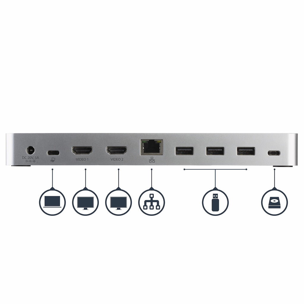 Station d'accueil MST/4K 60W Thunderbolt 3 - StarTech
