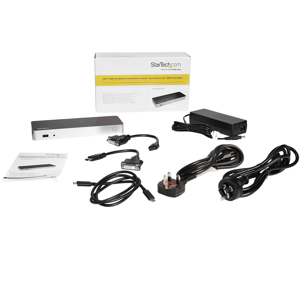 Station d'accueil MST/4K 60W Thunderbolt 3 - StarTech