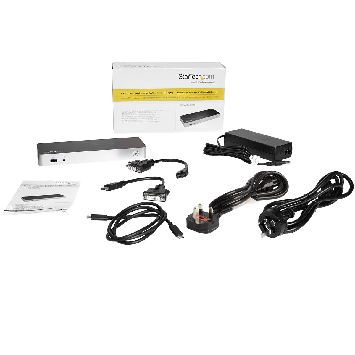 Station d'accueil MST/4K 60W Thunderbolt 3 - StarTech