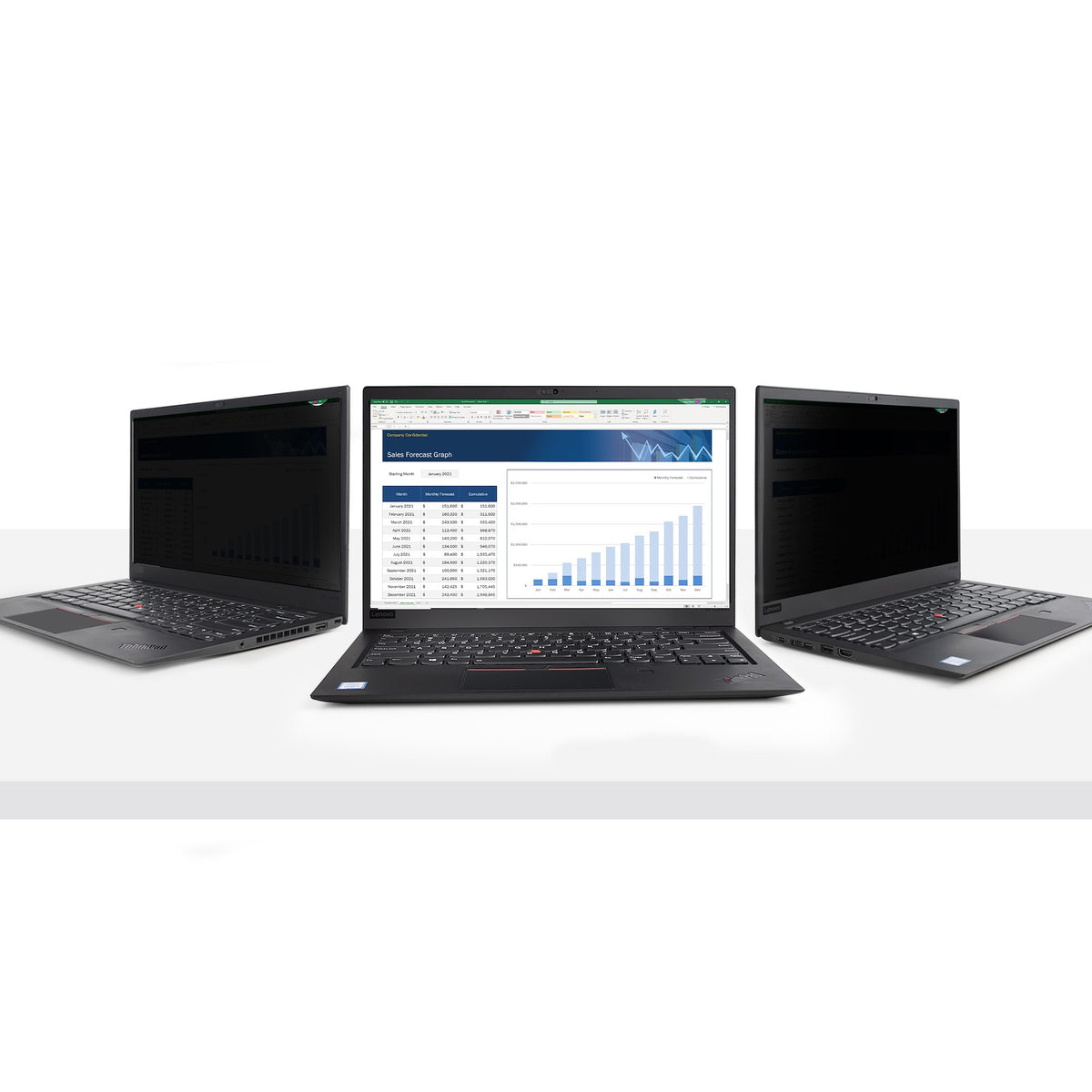 Filtre confidentialité portable 13.3" amovible TAA