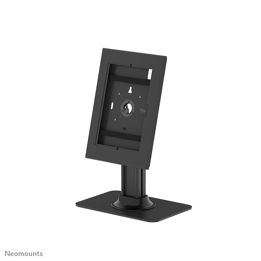 Pied tablette acier noir - Support comptoir 75x75mm | Neomounts