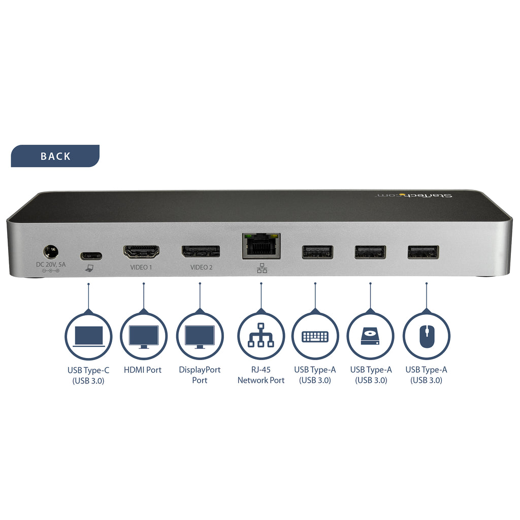 Station d'accueil USB-C 4K 60W - Startech