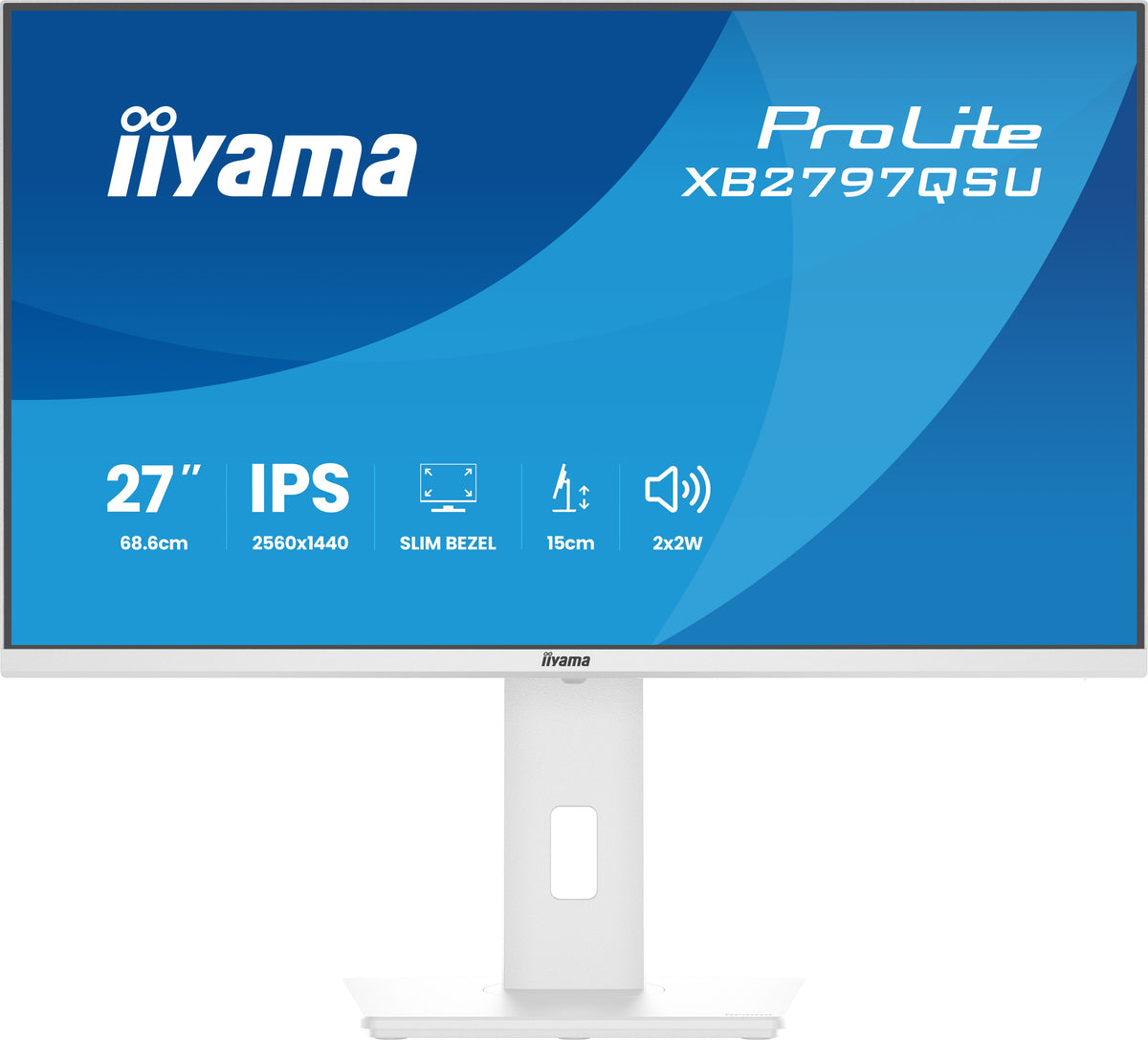 Écran LED 27" QHD IPS iiyama ProLite XB2797QSU-W1