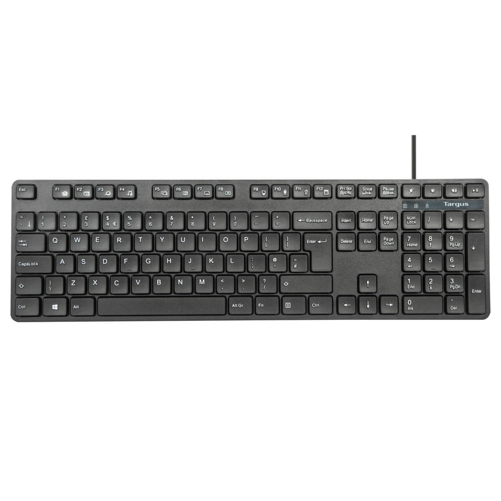 Kit clavier & souris filaire grande taille Targus - Confort optimal