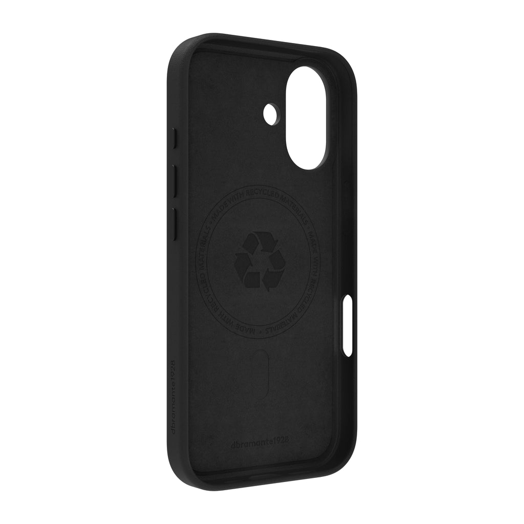 Coque iPhone 17 MagSafe cuir noir - DBRAMANTE1928
