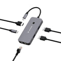 Concentrateur Verbatim CMH 05 - HDMI, USB-C, Ethernet | Hub polyvalent