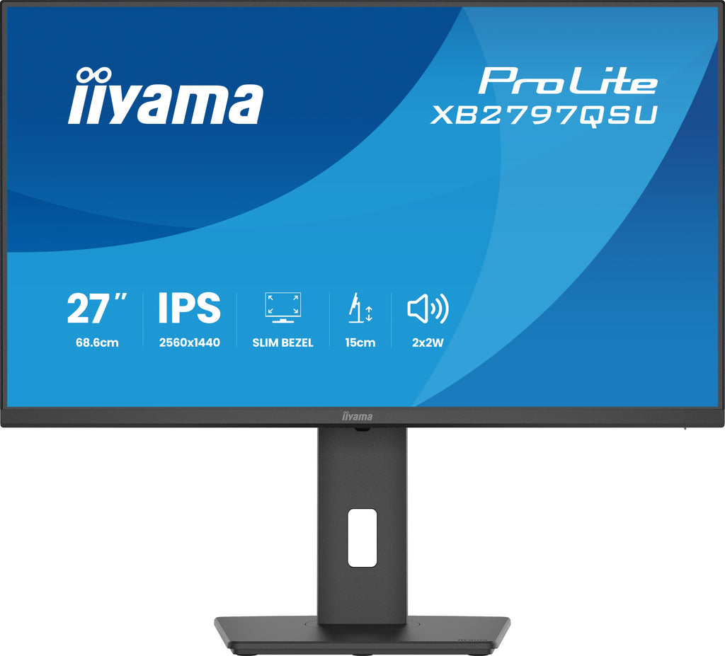 Écran LED IIYAMA 27" QHD - 75Hz - IPS - 1ms