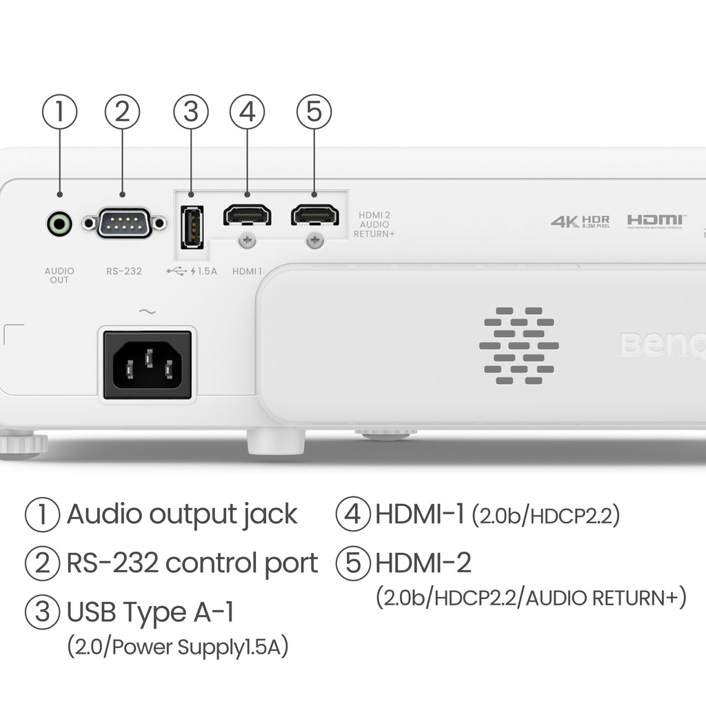BenQ TK710STi - Projecteur 4K laser DLP 3200 lumens