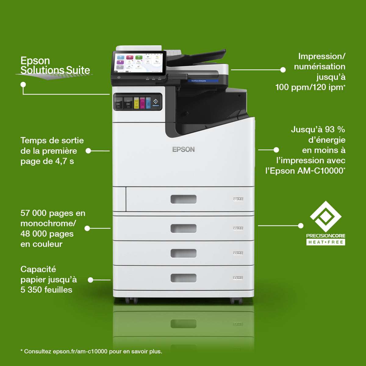 Imprimante A3 couleur Epson AM-C10000 | 100 ppm