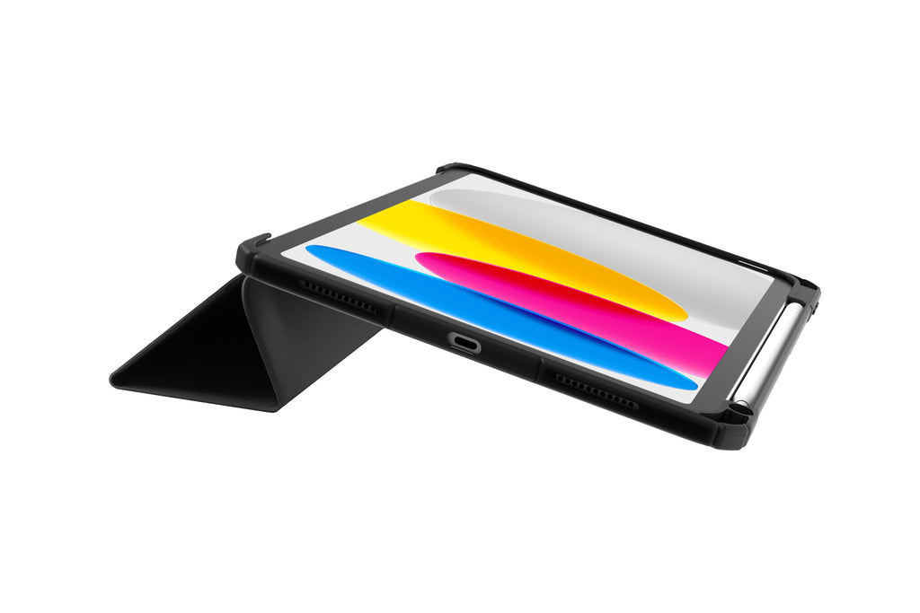 Étui rabat iPad 10.9" noir | DBRAMANTE1928