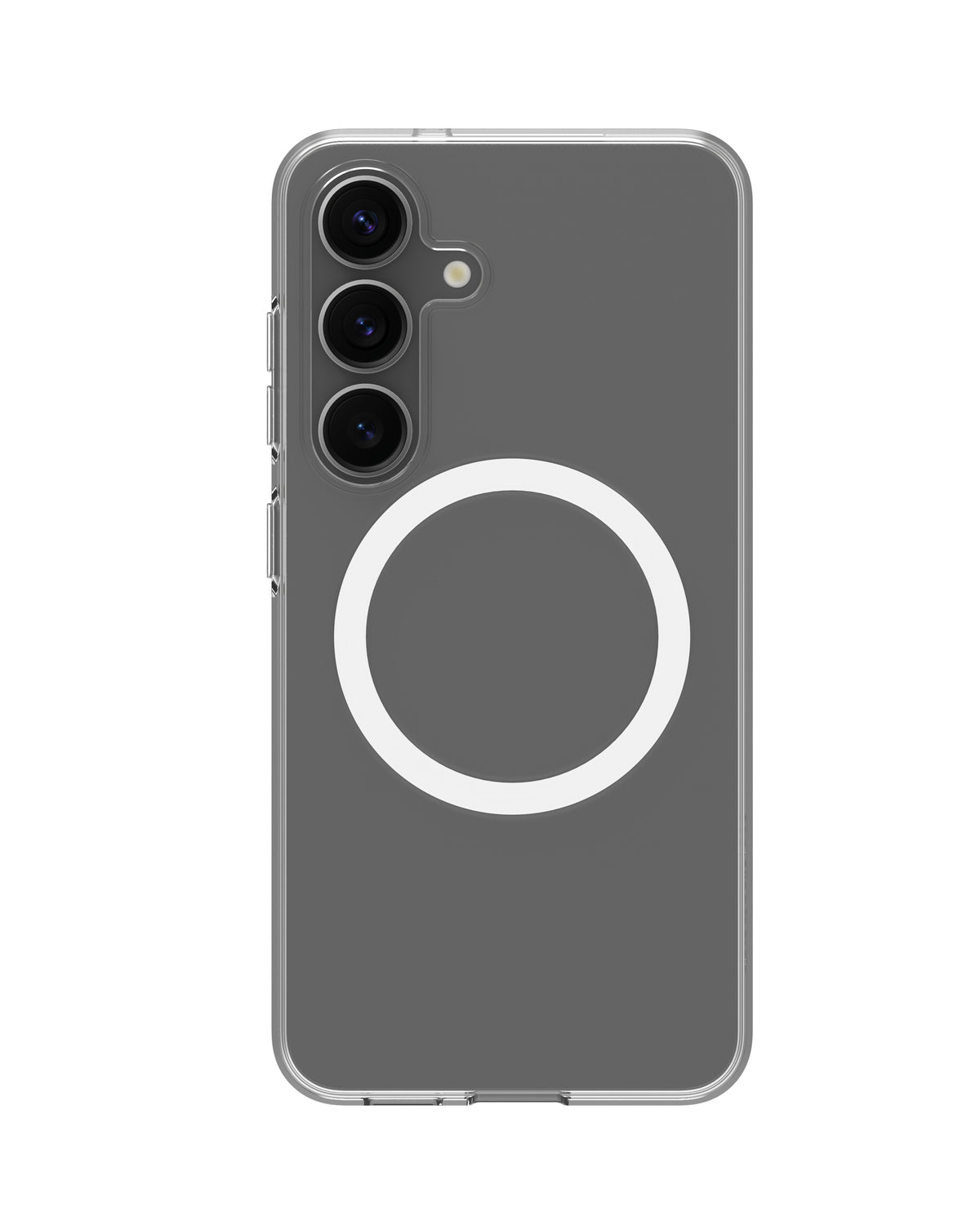 Coque de protection pour téléphone portable - compatibilité avec MagSafe - plastique - clair - pour Samsung Galaxy S25