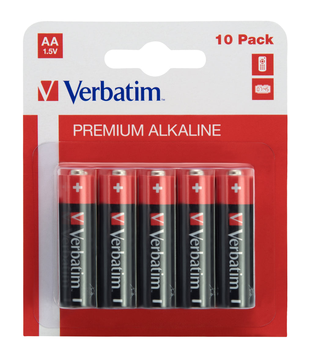 Batteries Alcalines Verbatim AA 10x - Fiabilité
