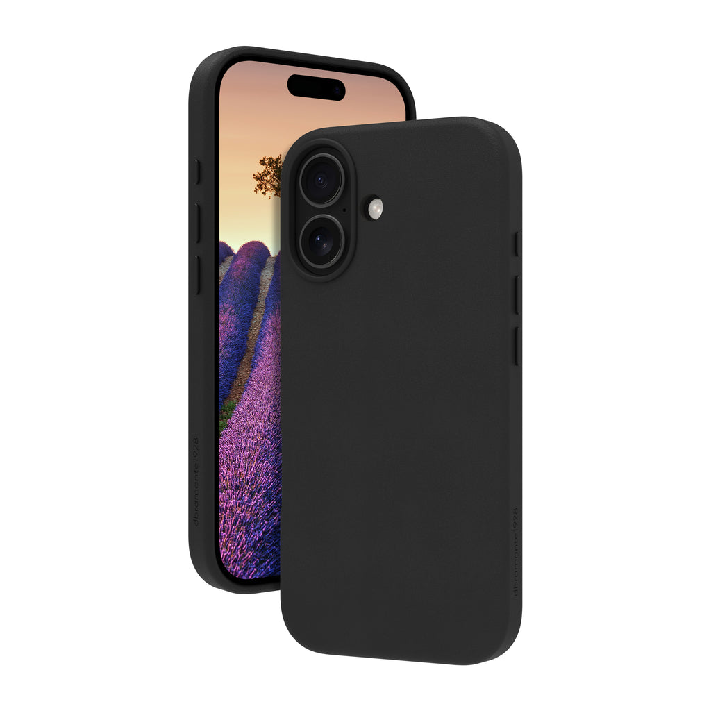 Coque iPhone 17 MagSafe cuir noir - DBRAMANTE1928