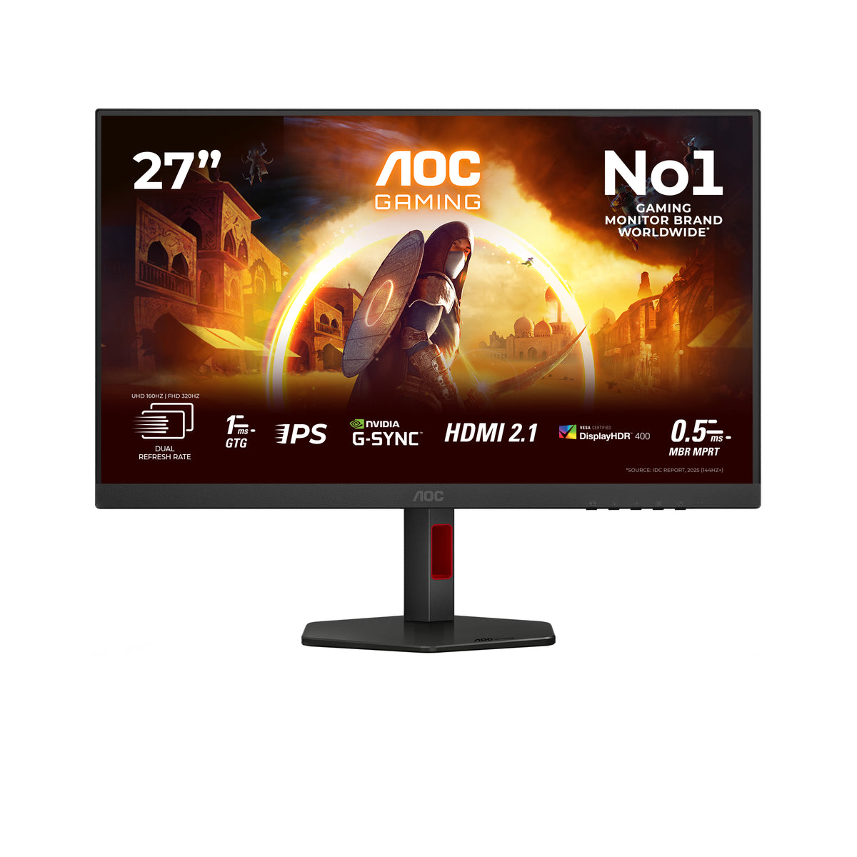 Écran Gaming AOC 27" 4K 160Hz - U27G4R
