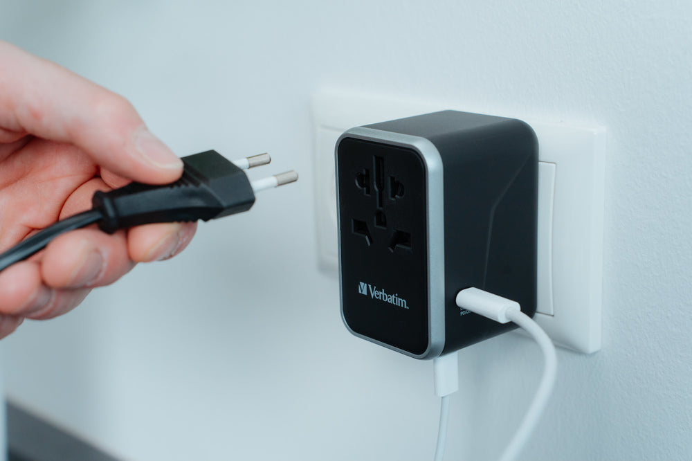 Adaptateur secteur universel Verbatim 61W 5 ports QC3.0 PD3.0