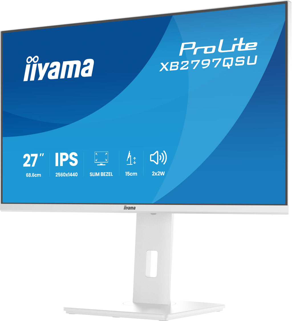 Écran LED 27" QHD IPS iiyama ProLite XB2797QSU-W1