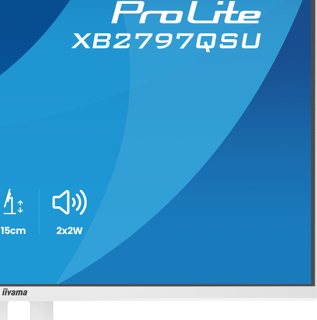 Écran LED 27" QHD IPS iiyama ProLite XB2797QSU-W1