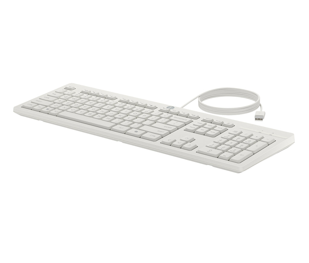 HP 225 Ensemble clavier souris ambidextre AZERTY blanc