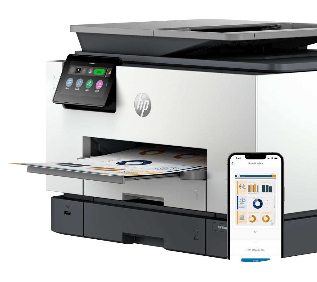 Imprimante HP OfficeJet Pro 9130b - Multifonctions - Couleur - Jusqu'à 25 ppm