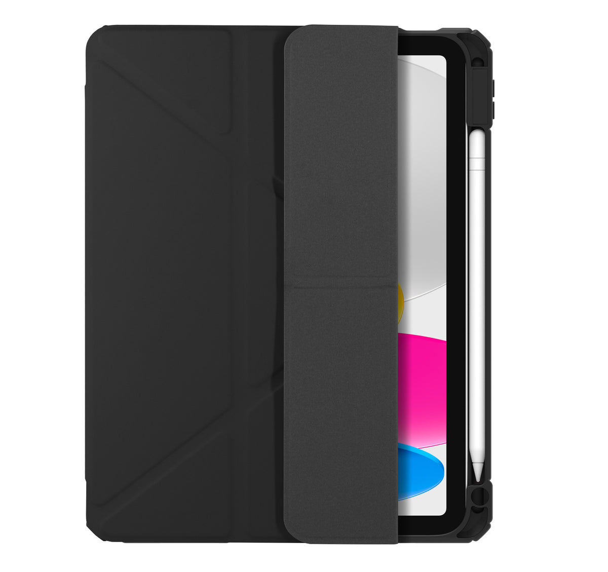 Étui rabat iPad 10.9" noir | DBRAMANTE1928
