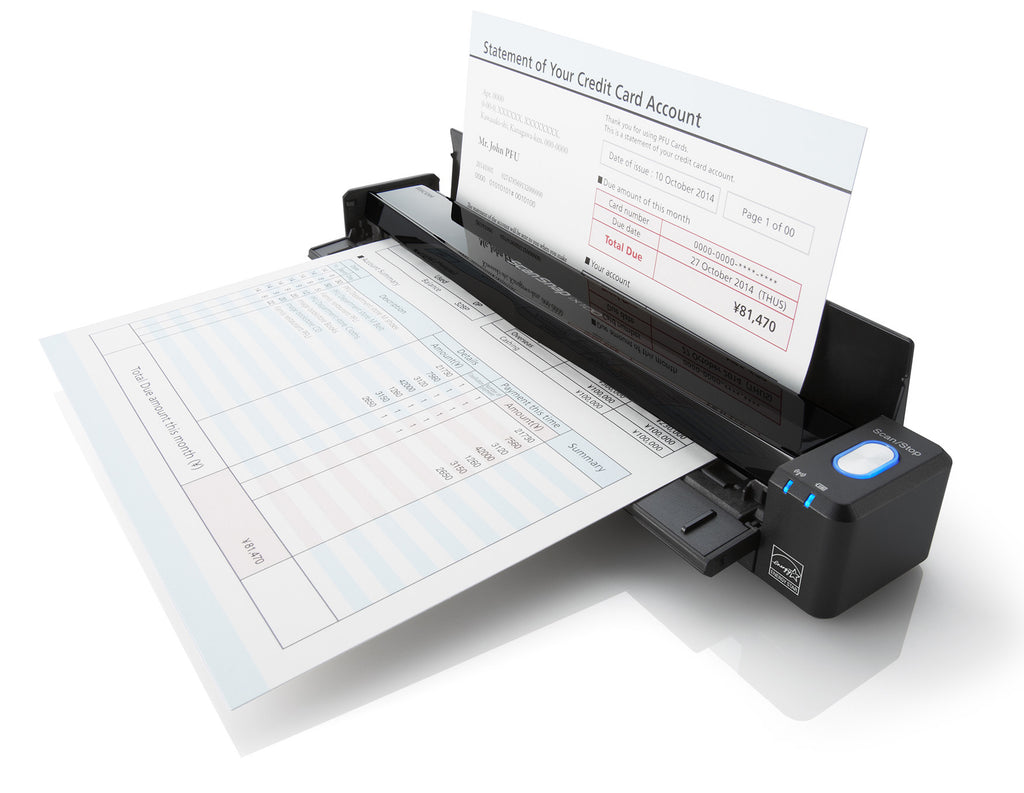 Ricoh ScanSnap iX100 : Scanner portable 600 dpi Wi-Fi/USB