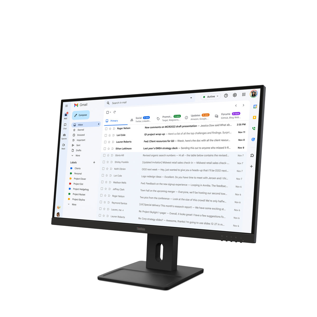 Écran Lenovo ThinkVision E27-40 27" Full HD IPS - Offre