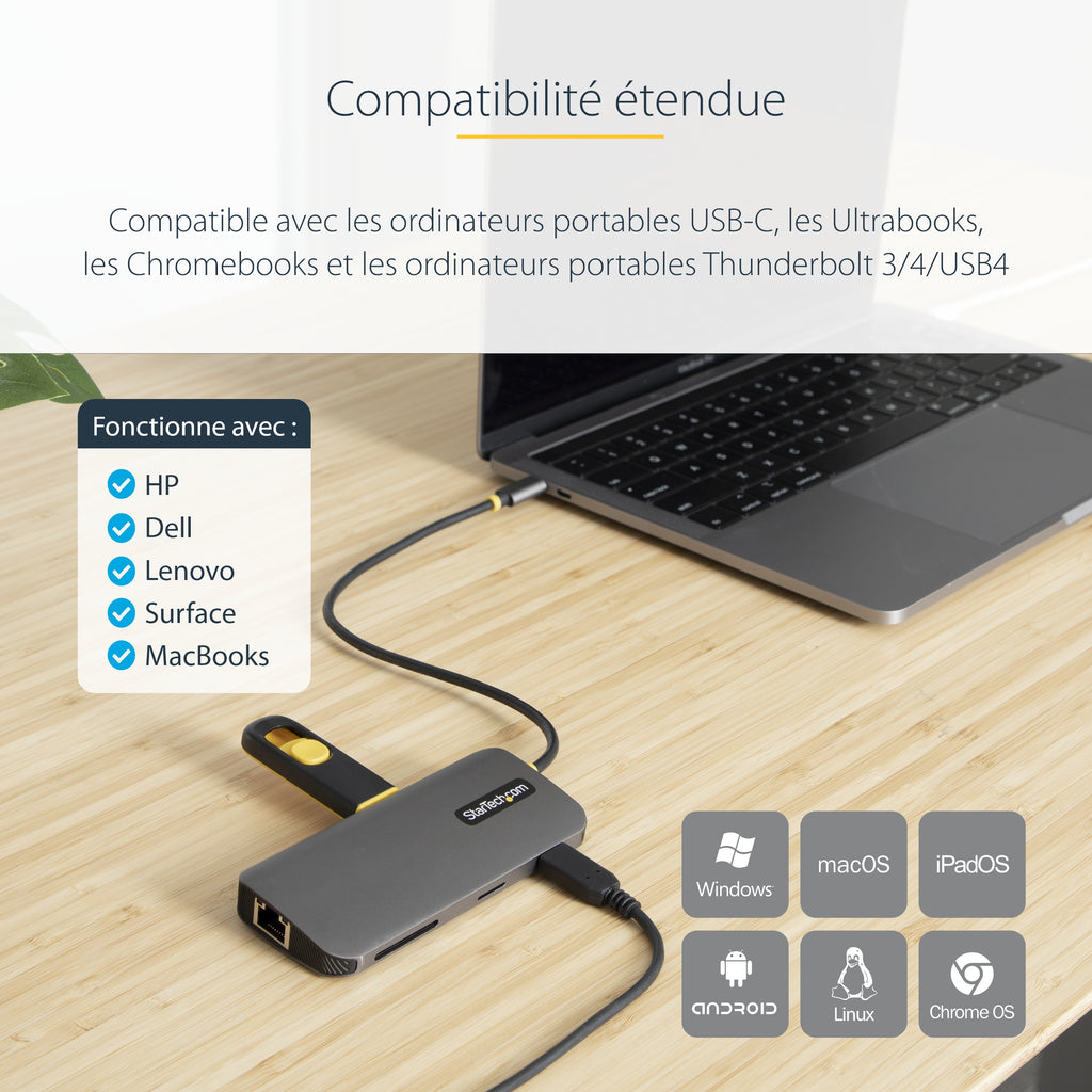 Adaptateur USB-C 4K 60Hz HDMI® StarTech