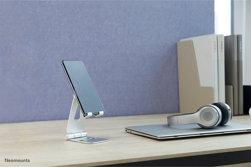 Socle téléphone portable argent Neomounts DS10-160SL1