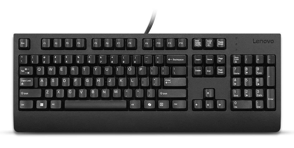 Clavier Lenovo Preferred Pro II full size AZERTY noir boîtier marron