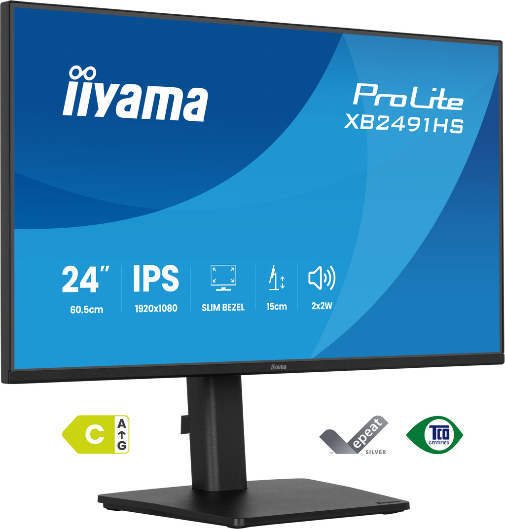 Écran LED IIYAMA 24" Full HD 120Hz - ProLite XB2491HS-B1