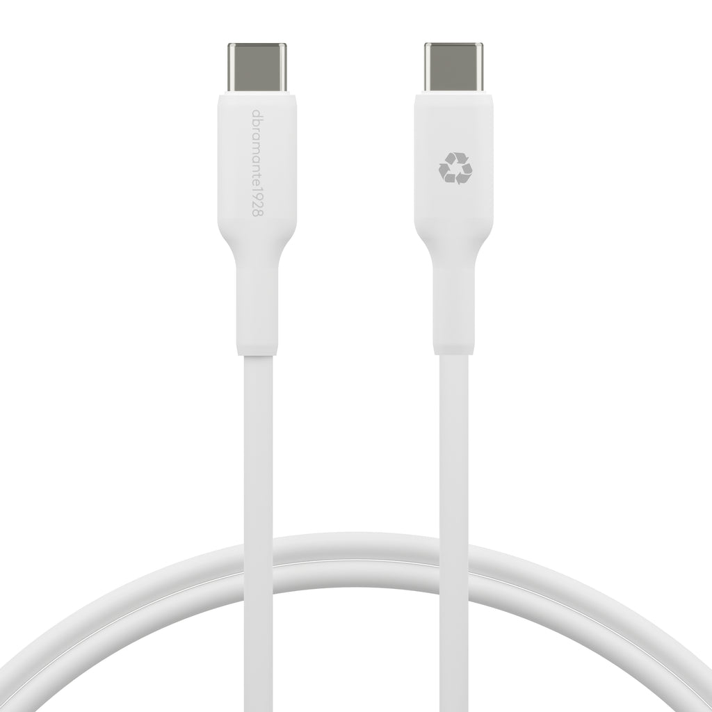 Câble USB-C vers USB-C 1m blanc - DBRAMANTE1928